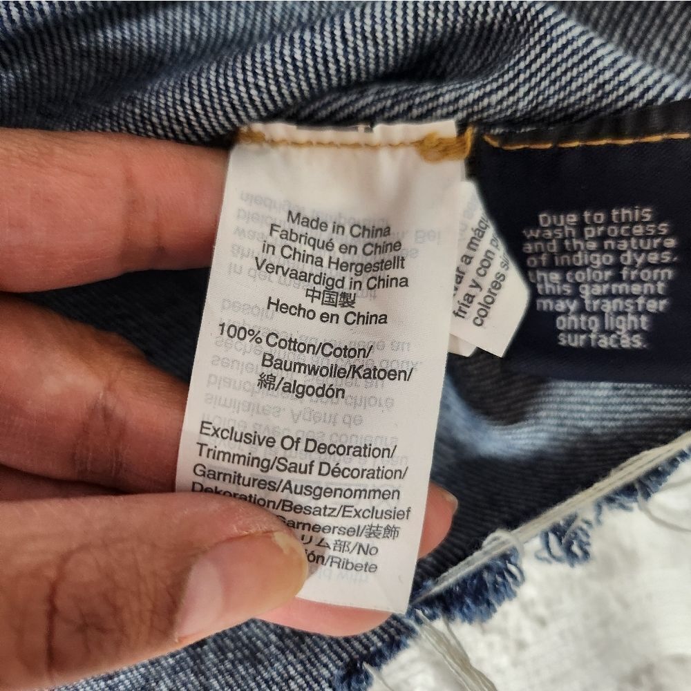 Madewell high rise denim mini skirt - Picture 4 of 6